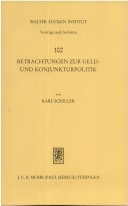 Cover of Betrachtungen Zur Geld- Und Konjunkturpolitik