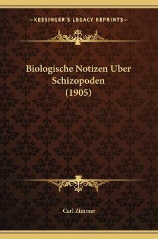 Cover of Biologische Notizen Uber Schizopoden (1905)