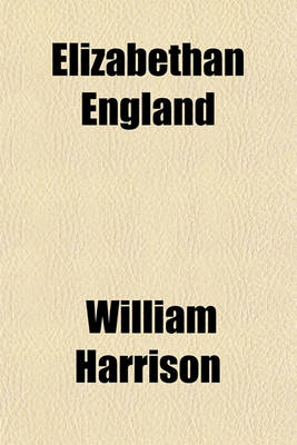 Book cover for Elizabethan England