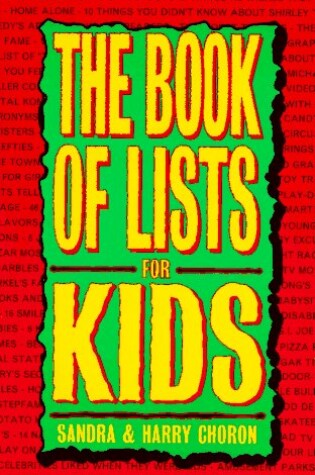 Cover of The Book of Lists for Kids