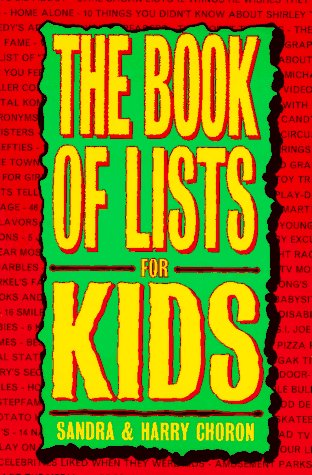 Book cover for The Book of Lists for Kids