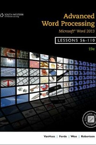 Cover of Advanced Word Processing, Lessons 56-110: Microsoft (R) Word