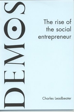 Cover of The Rise of the Social Entrepreneur