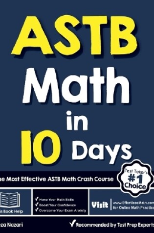 Cover of ASTB Math in 10 Days