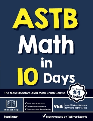 Book cover for ASTB Math in 10 Days