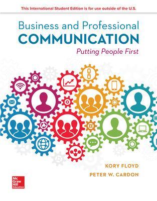 Book cover for ISE Business and Professional Communication