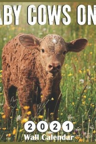 Cover of Baby Cows Only 2021 wall calendars