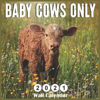 Book cover for Baby Cows Only 2021 wall calendars