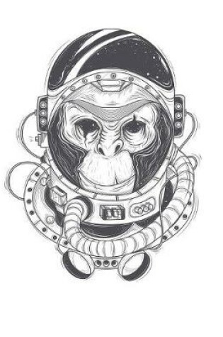 Cover of Chimpanzee Astronaut - Blank Lined Notebook