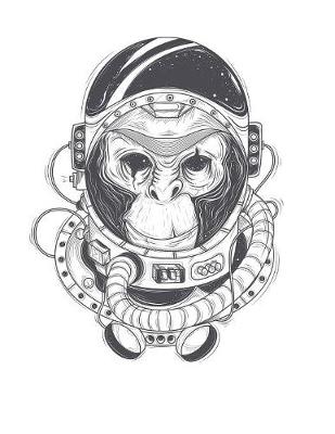 Book cover for Chimpanzee Astronaut - Blank Lined Notebook