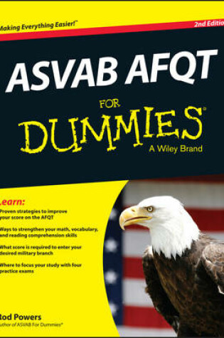 Cover of Asvab Afqt for Dummies, 2nd Edition