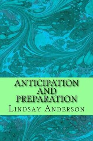 Cover of Anticipation and Preparation