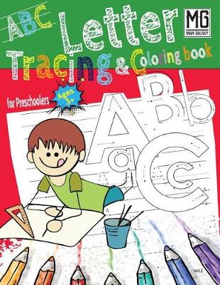 Book cover for ABC Letter Tracing & Coloring Book