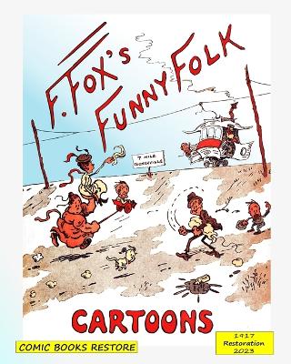 Book cover for Fox's funny folk, cartoons