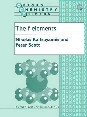 Book cover for The f Elements