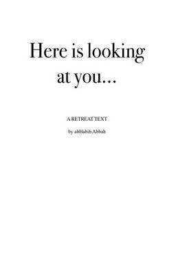 Book cover for Here Is Looking at You