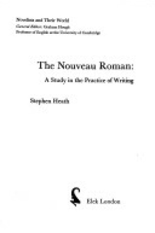 Cover of Nouveau Roman