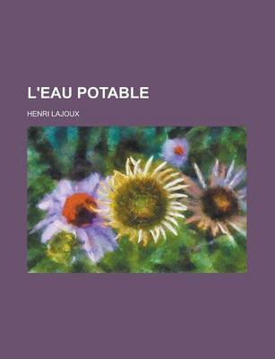 Book cover for L'Eau Potable