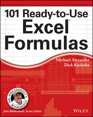 Book cover for 101 Ready-to-Use Excel Formulas