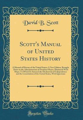 Book cover for Scott's Manual of United States History