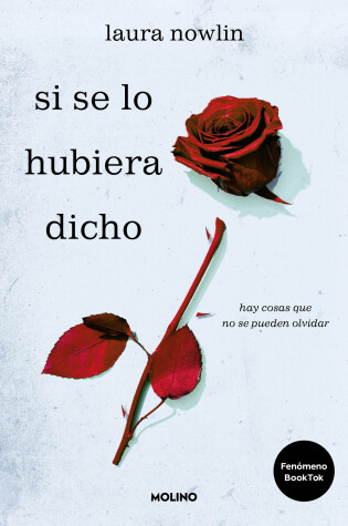 Cover of Si se lo hubiera dicho / If Only I Had Told Her