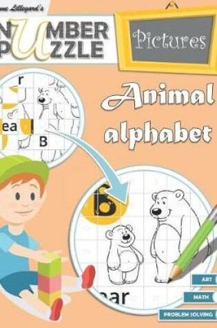 Cover of Animal Alphabet Number Puzzle Pictures