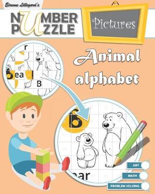 Book cover for Animal Alphabet Number Puzzle Pictures