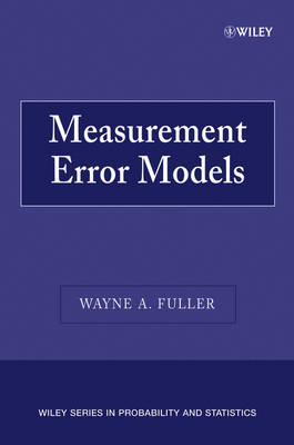 Cover of Measurement Error Models