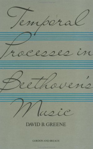 Book cover for Temporal Processes in Beethoven's Music