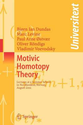 Cover of Motivic Homotopy Theory