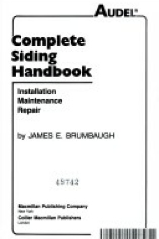 Cover of Compl Siding Handbook