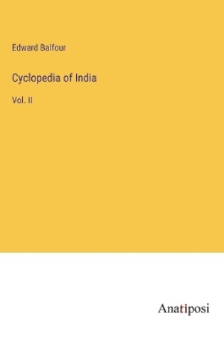 Cover of Cyclopedia of India