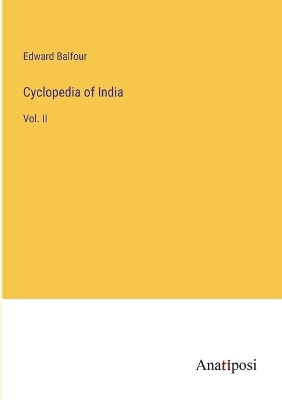 Book cover for Cyclopedia of India