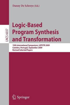 Cover of Logic-Based Program Synthesis and Transformation