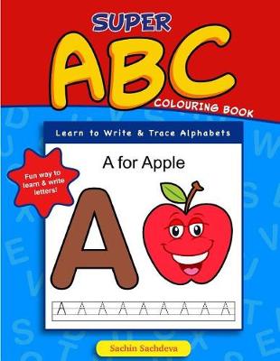 Book cover for Super ABC Colouring Book