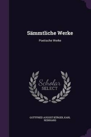 Cover of Sammtliche Werke