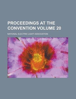 Book cover for Proceedings at the Convention Volume 20