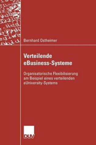 Cover of Verteilende eBusiness-Systeme