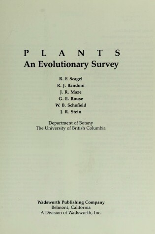 Cover of Plants