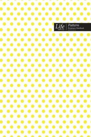 Cover of Dots Pattern Composition Notebook, Dotted Lines, Wide Ruled Medium Size 6 x 9 Inch (A5), 144 Sheets Yellow Cover