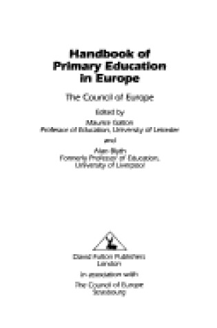 Cover of Handbook of Primary Education in Europe