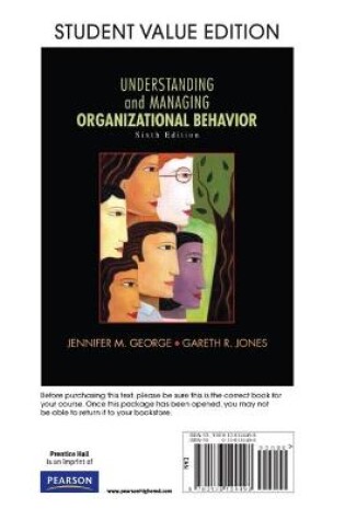 Cover of Understanding and Managing Organizational Behavior