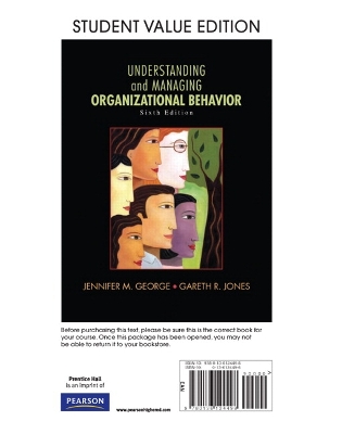 Book cover for Understanding and Managing Organizational Behavior