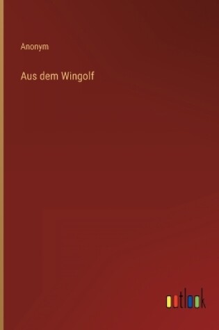 Cover of Aus dem Wingolf