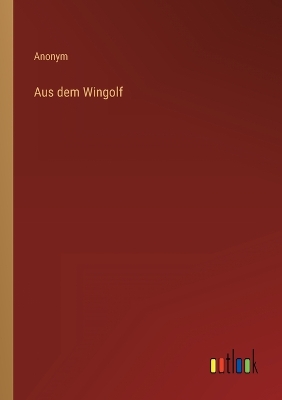 Book cover for Aus dem Wingolf