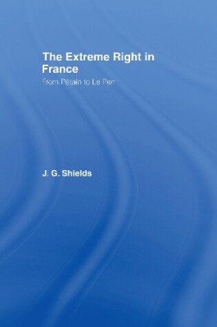 Cover of The Extreme Right in France