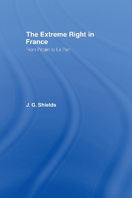 Book cover for The Extreme Right in France