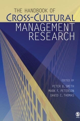 Cover of The Handbook of Cross-Cultural Management Research