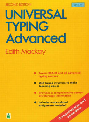 Book cover for Universal Typing Advanced Level