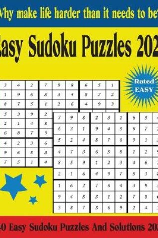 Cover of Easy Sudoku Puzzles 2021